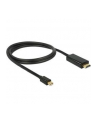DeLOCK miniDP - HDMI A St-St - black 1m - Mini Displayport 1.1 - nr 9