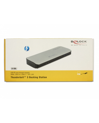 DeLOCK Thunderbolt Dockingst. 5K - HDMI / 3 / SD / LAN