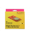DeLOCK Key A+E>1x Micro SD Card Slot - nr 4