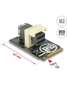 DeLOCK Adap. Key M>SFF-8643 NVMe - horizontal - nr 11