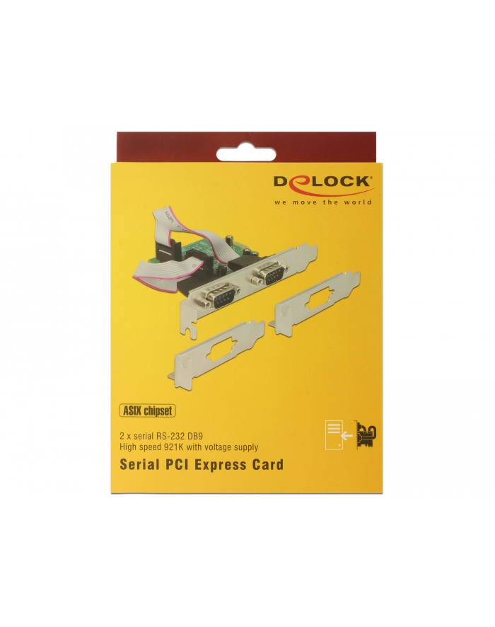 DeLOCK PCI Express > 2 x Serial RS-232 High Speed 921K główny