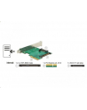 DeLOCK PCIe x4 card>1x int. NVMe St - SFF-8639 - nr 8