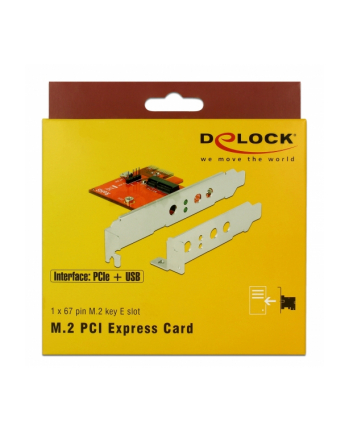 DeLOCK PCIe card>1x M.2 E Prof.