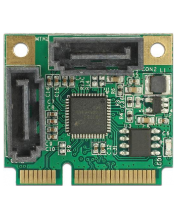 DeLOCK miniPCle PCle SATA 2x plug
