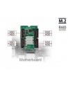DeLOCK Adapter M.2. B+M ST>Hybrid 4x SATA - RAID - nr 17