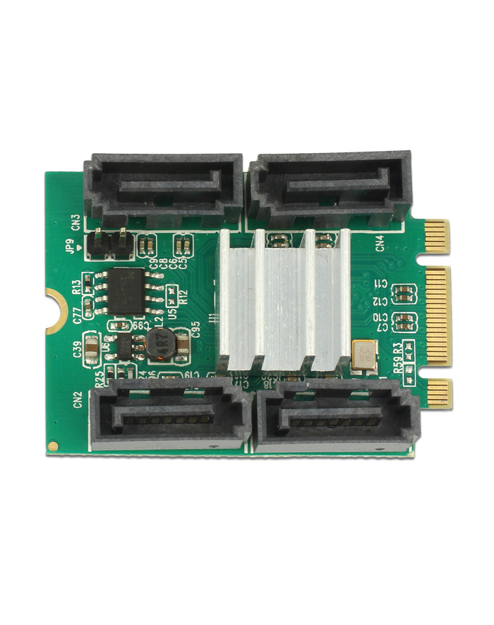 DeLOCK Adapter M.2. B+M ST>Hybrid 4x SATA - RAID główny