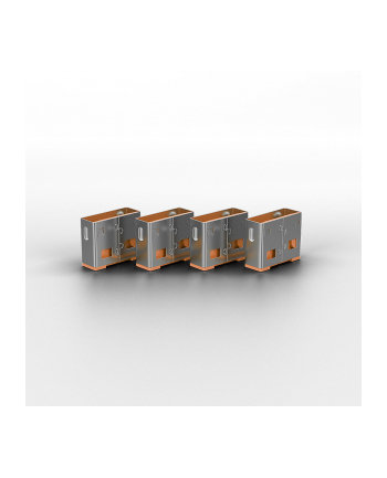 Lindy port lock 4pcs. - Code Orange nr 2