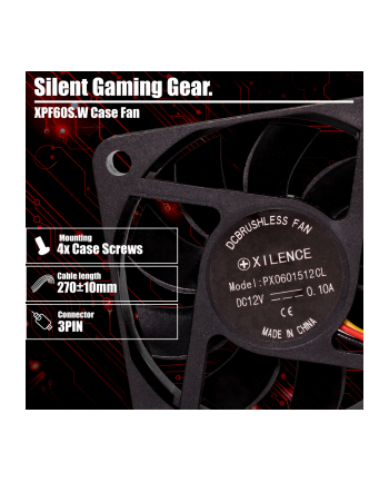 XILENCE Case fan 60x60x12 nr 2