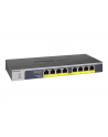 Netgear GS108LP PoE/GE/UNM/08 - 8x PoE+, PoE-Budget 60,5W - nr 25