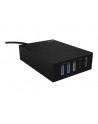 ICY BOX IB-CH504-QN USB charger black - Universal charger m. 8 adapters - nr 10