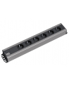 Bachmann 90 ° craftsman. 6x protection cont.2m black - 6xCEE7 / 3 - nr 9
