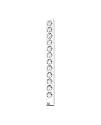 Bachmann power strip ALU 1HE 333.413 - 12x protective contact sockets