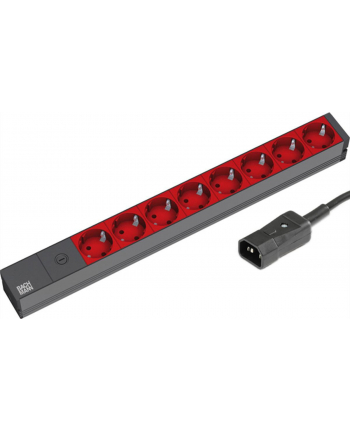 Bachmann power strip 19 '' 1HE 333.538 - 8xPockets 1xFUSE 10A