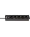 Brennenstuhl Ecolor power strip 5-fold black - nr 3