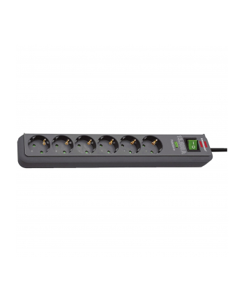 Brennenstuhl Eco-Line sockets 6-fold - anthracite 13.500A surge protection