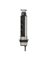 Brennenstuhl Tower Power Alu 3-fold 2m silver / black - nr 29