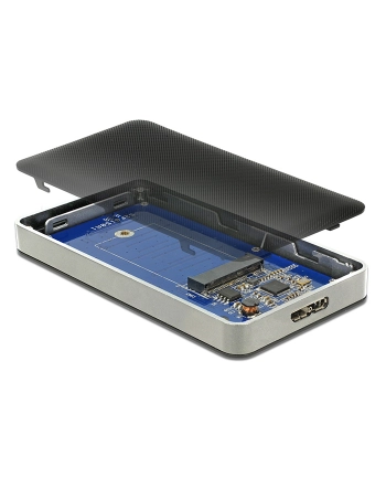 DeLOCK External housing M.2/KeyB SSD->USB 3.0 B - Socket with encryption function