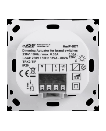 Homematic IP dimming actuator brand switches - HMIP BDT
