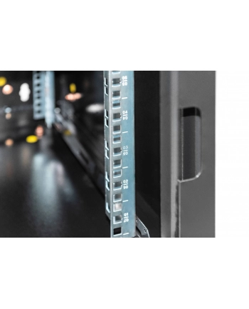Digitus 19 wall 509x600x600mm - black - RAL9005