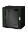 Digitus 19  wall 643x600x450mm - black 12HE - RAL9005 - nr 23