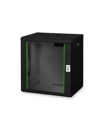 Digitus 19 wall 643x600x450mm - black 12HE - RAL9005