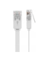 goobay Patch cable Cat6 U/UTP flat white 1,0m - nr 10