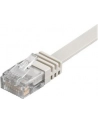 goobay Patch cable Cat6 U/UTP flat white 1,0m - nr 12