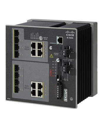 Cisco Systems Cisco IE 4000 4 x combo 10/100M, 4 x 1G Combo , LAN Base