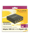 DeLOCK USB3.0 Adapter> 4 x Gigabit LAN - nr 6