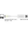 DeLOCK USB 3.1 with USB C St> RJ45 Bu white - nr 15