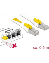 DeLOCK RJ45 Secure Cat. 6A 0,5m - nr 1