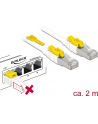 DeLOCK RJ45 Secure Cat. 6A 2m - nr 1