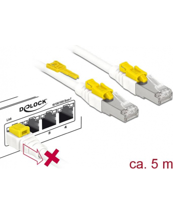 DeLOCK RJ45 Secure Cat. 6A 5m