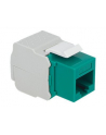 DeLOCK Keystone RJ45 Bu> LSA Cat.6 UTP green - without tools - nr 4