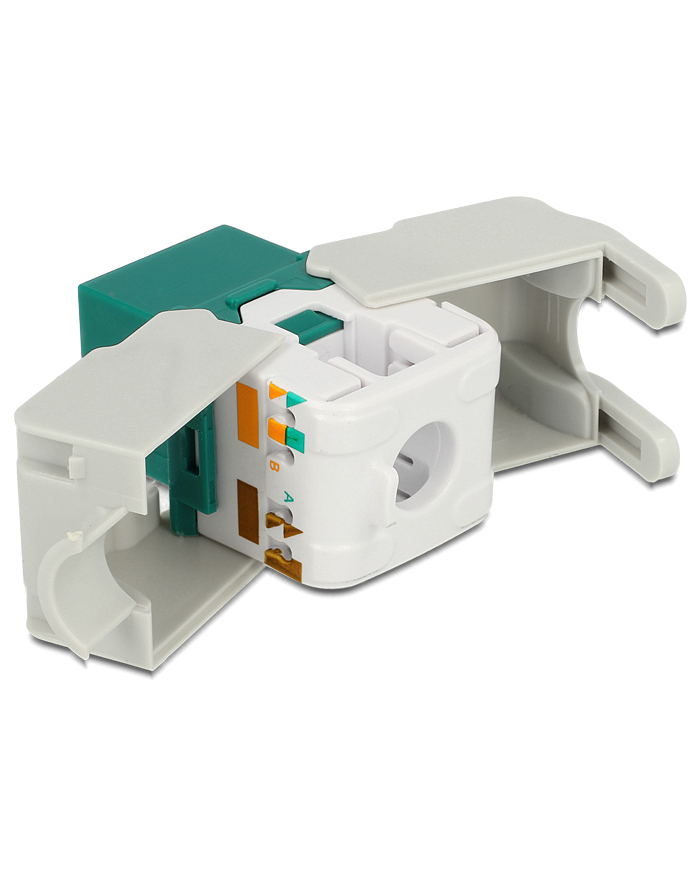 DeLOCK Keystone RJ45 Bu> LSA Cat.6 UTP green - without tools główny