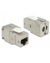 DeLOCK Keystone RJ45 Bu/Bu Cat.8 silver - nr 1