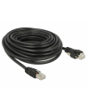DeLOCK Patch cable m. Schraube Cat.6 10m black - nr 1