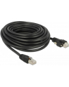 DeLOCK Patch cable m. Schraube Cat.6 10m black - nr 9