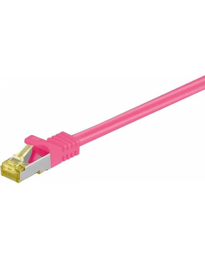 goobay Patch cable SFTP m.Cat7 pink 0,50m - LSZH, Magenta główny