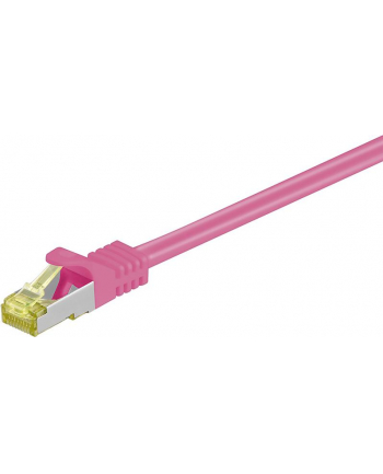goobay Patch cable SFTP m.Cat7 pink 2,00m - LSZH, Magenta