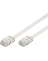 goobay Cat5e U/UTP flat white 10,00m - nr 10