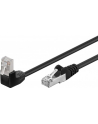 goobay Patch cable CAT5e F/UTP 90° black 0,25m - nr 3
