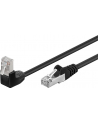 goobay Patch cable CAT5e F/UTP 90° black 0,25m - nr 4