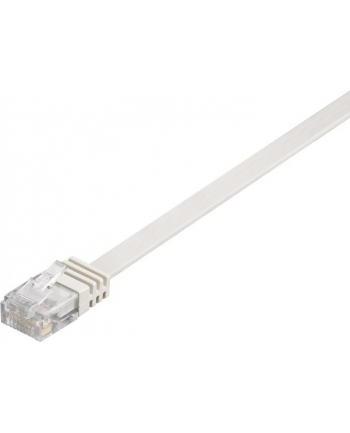 goobay Patch cable Cat6 U/UTP flat white 0,5m nr 1