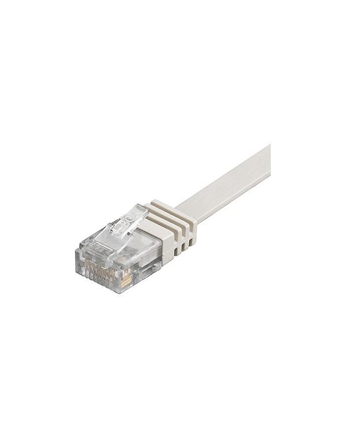 goobay Patch cable Cat6 U/UTP flat white 5,0m główny