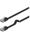 goobay Patch cable Cat6 U / UTP flat black 1,0m - nr 6