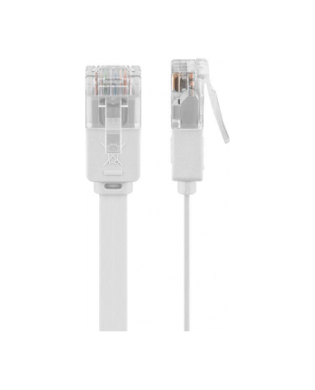 goobay Cat5e U/UTP flat white 1,00m