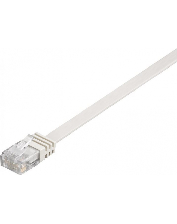 goobay Patch cable Cat6 U/UTP flat white 0,5m główny