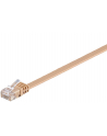 goobay Patch cable Cat6 U/UTP flat brown 10,0m - bright brown - nr 5