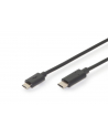 assmann Kabel połączeniowy USB 2.0 HighSpeed Typ USB C/microUSB B M/M czarny 3m - nr 1